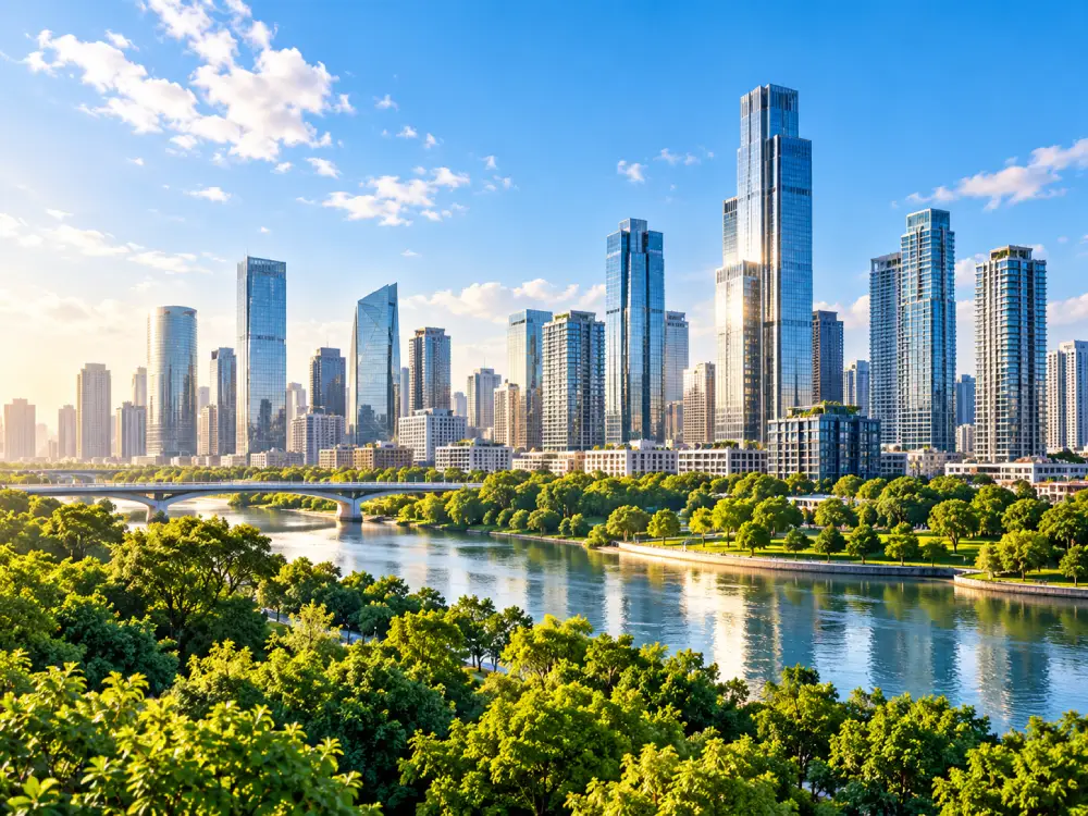 Indian city skyline representing growth-oriented equity strategies