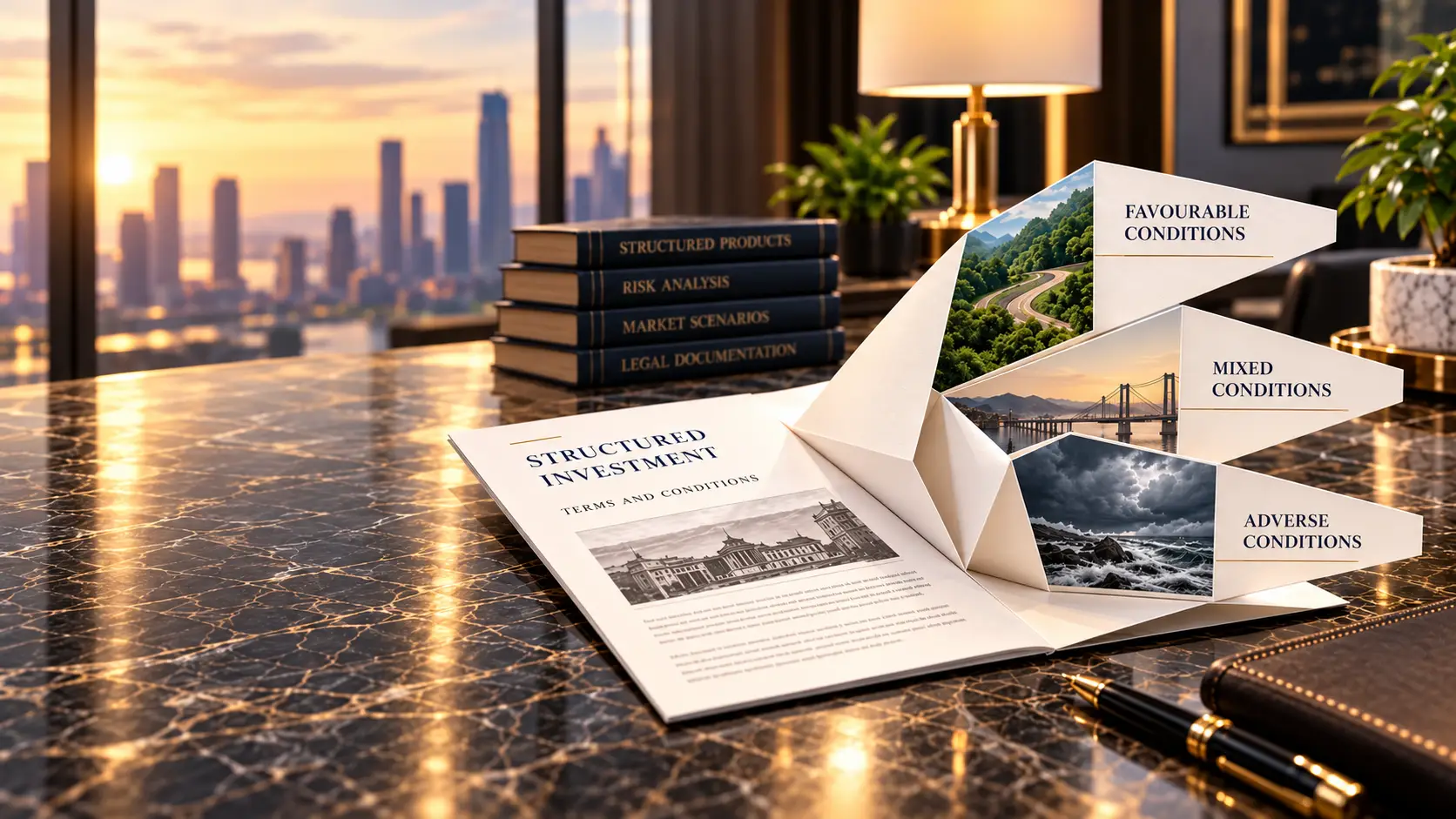 Structured investment documents and market scenario analysis