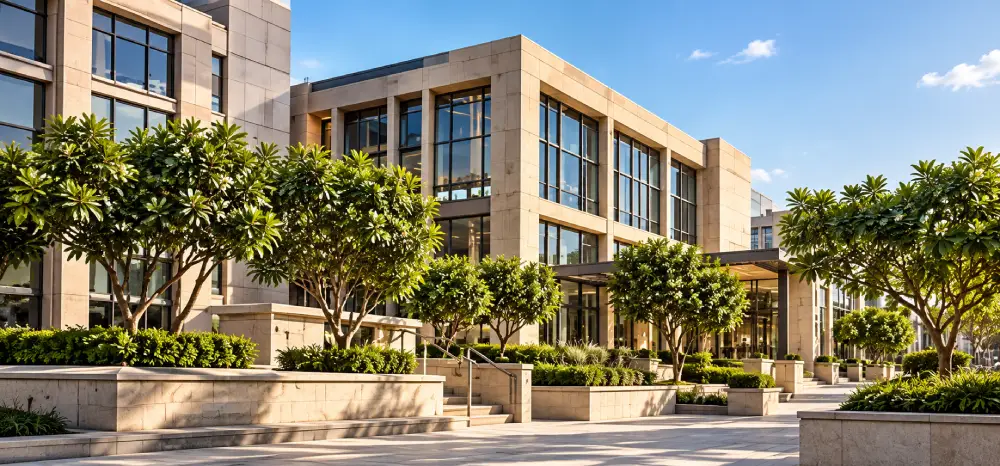 Commercial real estate asset representing private equity opportunities