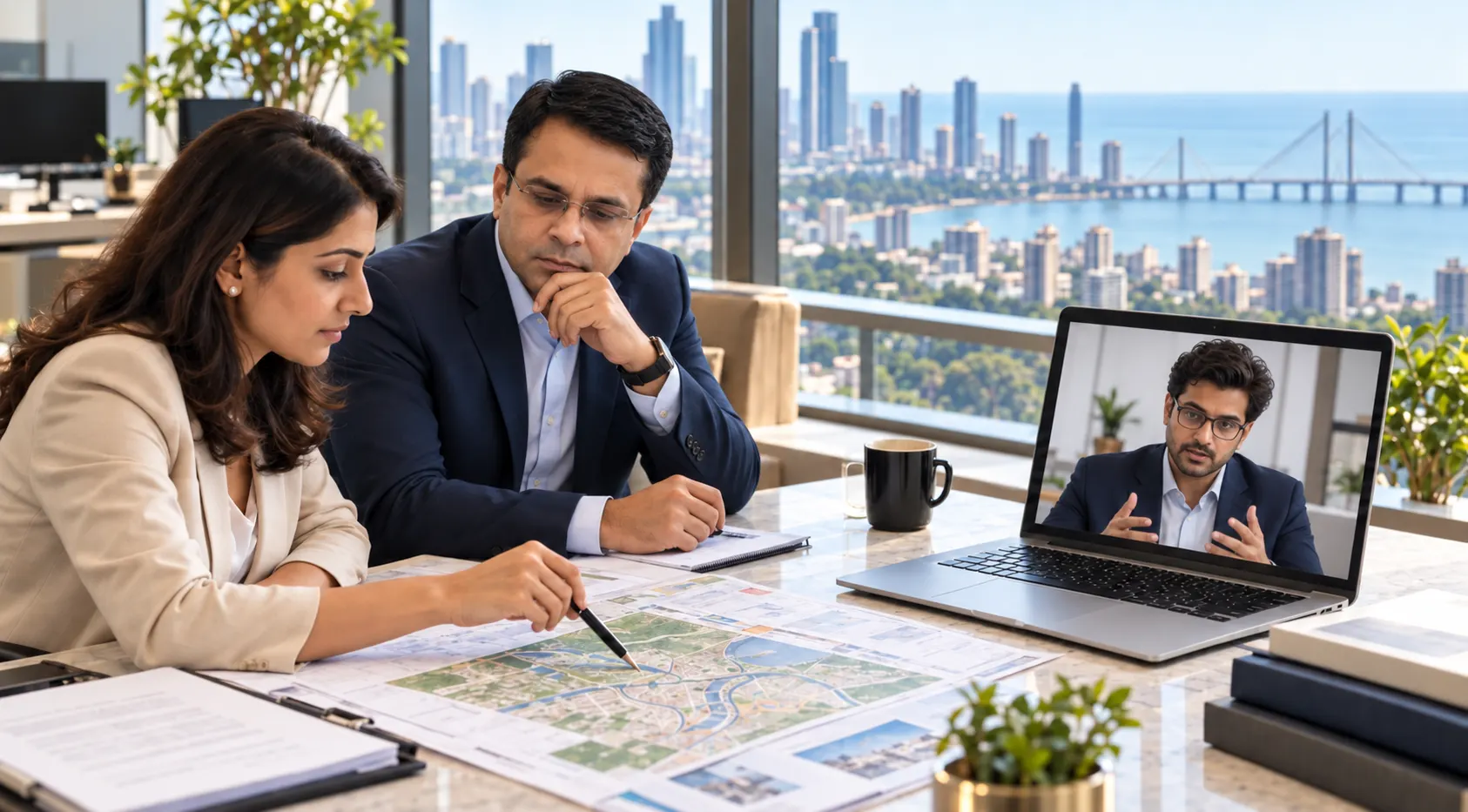 Investment advisers reviewing verified Indian opportunities and project information