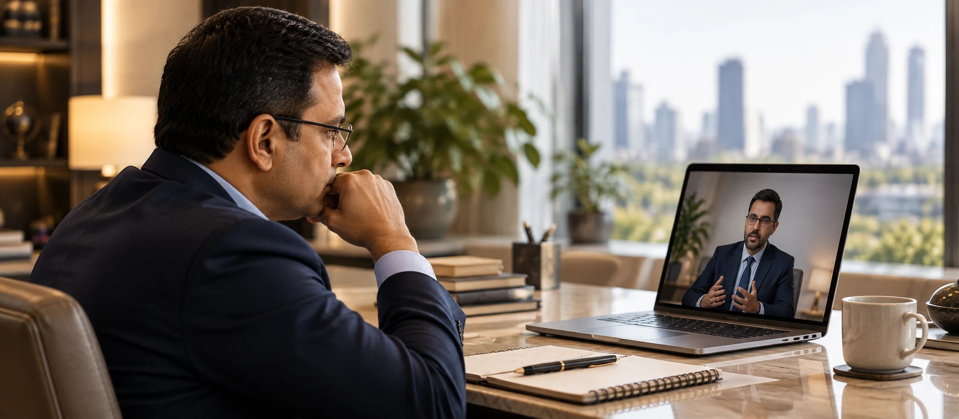 Private investment advisory conversation between an investor and VIVS adviser
